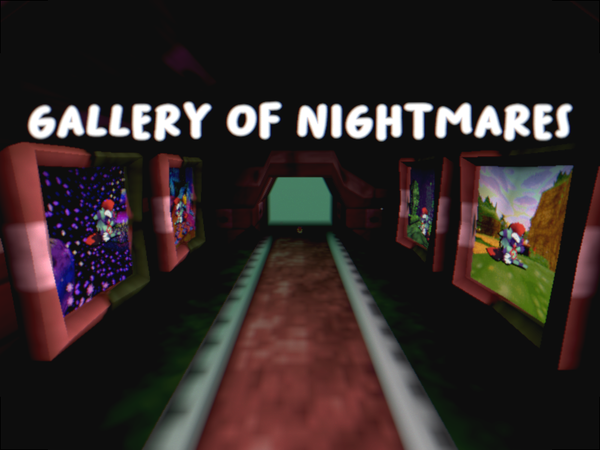 The entrance of the Gallery of Nightmares.