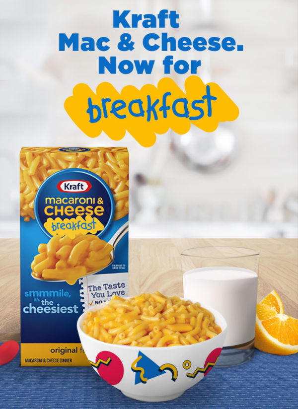 Kraft Dinner for Breakfast