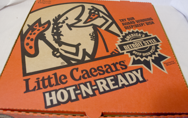 A Little Caesars box