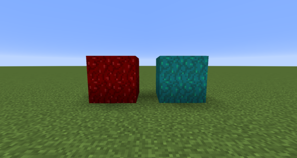 Nether Wart blocks