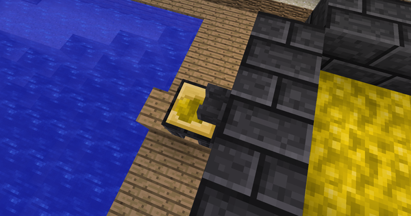 Making a gold ingot at my smeltery