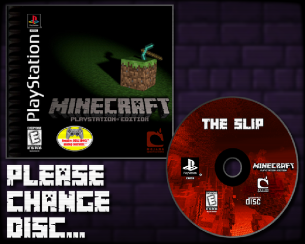 A screen asking the player to change discs