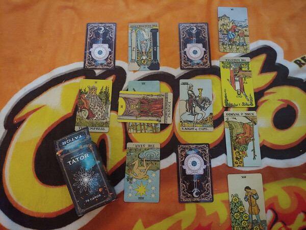 A tarot spread