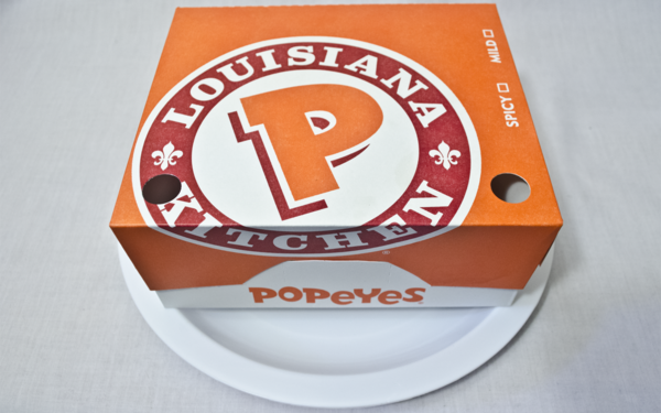 Popeyes box.