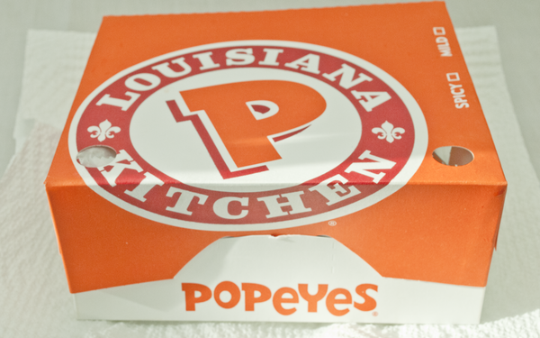 An ordinary Popeyes box.