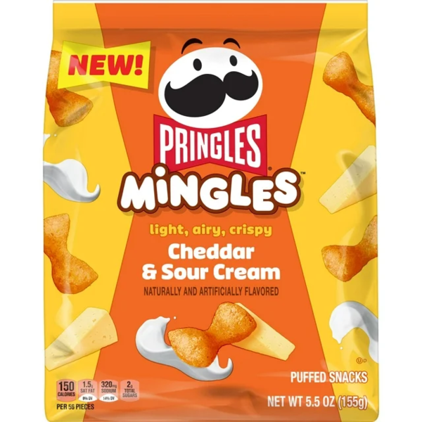 The official image of the Pringles Mingles packaging