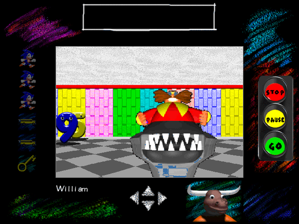 Doctor Robotnik approaching the player.