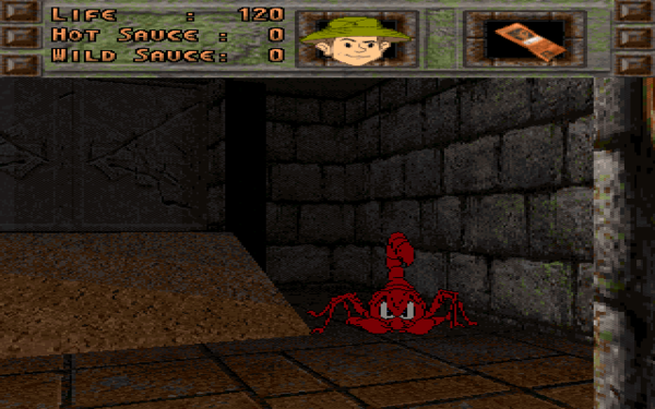 Gameplay picture of a scorpion.