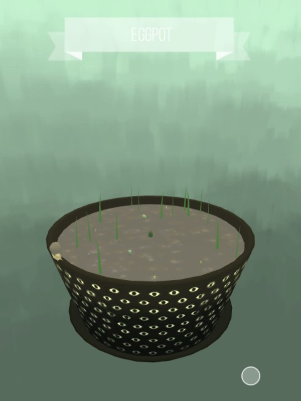 The flower pot in its empty void