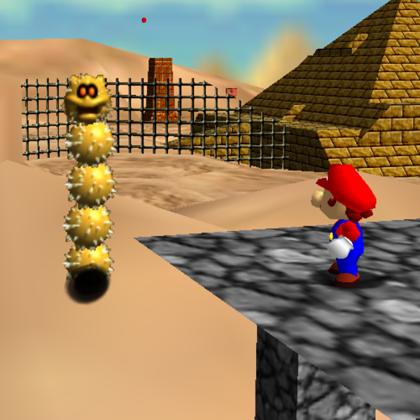 Pokey, a cactus from the Mario series