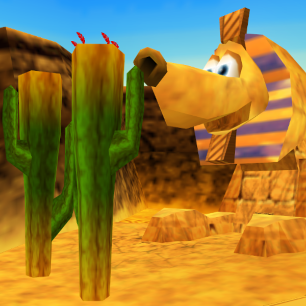 Cacti from Banjo Kazooie