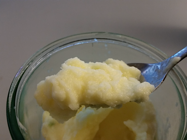 A spoonful of homemade Dole Whip