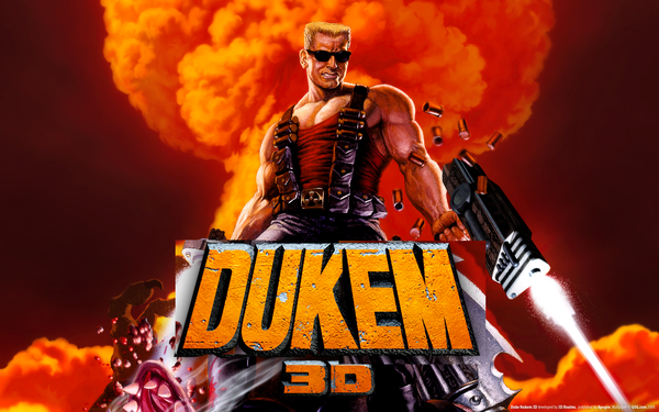 Duke Nukem's logo edited to say Dukem