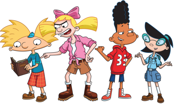 The Hey Arnold cast, redesigned