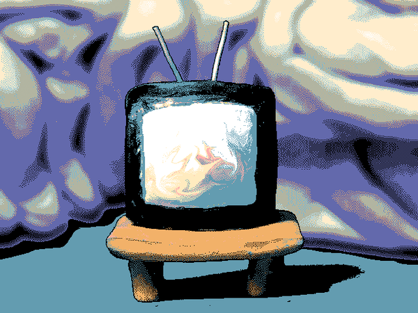 A television set