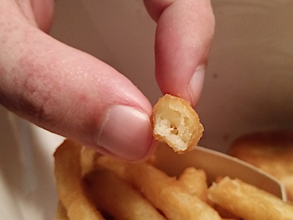 A bite of a fry