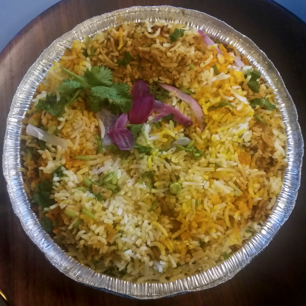 Another shot of the biryani